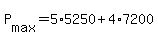 P%5Bmax%5D+=+5%2A5250+%2B+4%2A7200