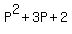 P%5E2%2B3P%2B2