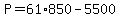 P+=+61%2A850+-+5500