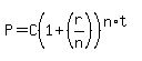 P+=+C%281+%2B+%28r%2Fn%29%29%5E%28n%2At%29
