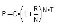P+=+C%2A%281+%2B+R%2FN%29%5E%28N%2AT%29