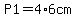 P1+=+4+%2A6+cm