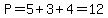 P=5%2B3%2B4=12