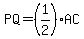 PQ = (1/2)AC