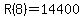 R(8)=14400