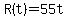 R%28t%29=+55t