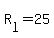 R[l]=25