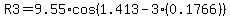 R3+=+9.55+%2A+cos%281.413-3%2A%280.1766%29%29