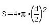 S=4%2Api%2A%28d%2F2%29%5E2