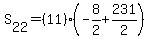 S%5B22%5D=%2811%29%28-8%2F2%2B231%2F2%29