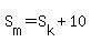 S%5Bm%5D=S%5Bk%5D%2B10