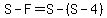 S+-+F+=+S+-+%28S-4%29
