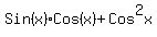 Sin(x)Cos(x)+Cos^2x