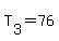 T[3]=76