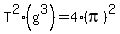 T%5E2%2A%28g%5E3%29+=+4%2A%28pi%29%5E2