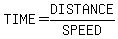 TIME+=+DISTANCE%2FSPEED