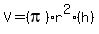 V=%28pi%29r%5E2%28h%29