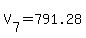 V[7] = 791.28