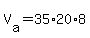 V%5Ba%5D+=+35+%2A+20+%2A+8