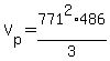 V%5Bp%5D+=+771%5E2+%2A+486+%2F+3+