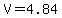 V+=+4.84