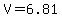 V+=+6.81