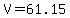 V+=+61.15