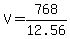 V+=+768%2F12.56