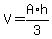 V+=+A%2Ah%2F3