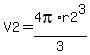 V2=4pi%2Ar2%5E3%2F3