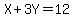 X%2B3Y=12