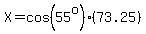 X=cos%2855%5Eo%29%2873.25%29