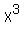 X%5E3