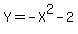 Y=-X%5E2-2