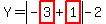Y=abs%28-highlight_red%28+3+%29%2Bhighlight_red%28+1+%29%29-2