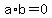 a%2Ab+=+0