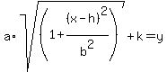 a%2Asqrt%28%281+%2B+%28x+-+h%29%5E2%2Fb%5E2%29%29+%2B+k+=+y