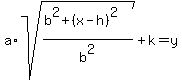 a%2Asqrt%28%28b%5E2+%2B+%28x+-+h%29%5E2%29%2Fb%5E2%29+%2B+k+=+y
