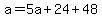 a=5a%2B24%2B48