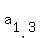 a[1,3]