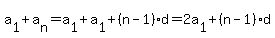 a%5B1%5D%2Ba%5Bn%5D=a%5B1%5D%2Ba%5B1%5D%2B%28n-1%29d=2a%5B1%5D%2B%28n-1%29d