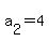 a%5B2%5D+=++4