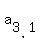 a[3,1]