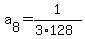 a%5B8%5D=1%2F%283%2A128%29