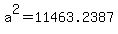 a%5E2=11463.2387