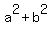 a%5E2+%2B+b%5E2