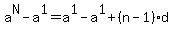 a%5EN-a%5E1=a%5E1-a%5E1%2B%28n-1%29d