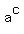 a%5Ec
