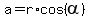a+=+r%2Acos%28alpha%29