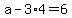a+-+3%2A4+=+6